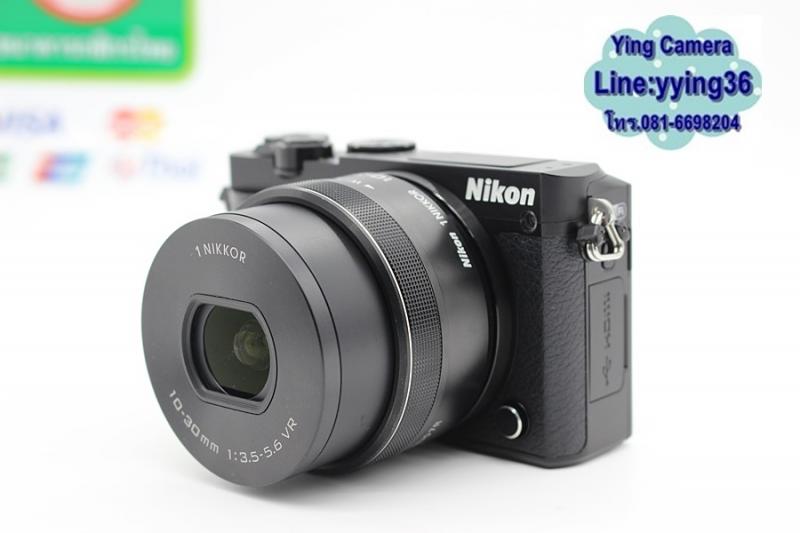 ขาย Nikon 1J5 + 10-30mm (สีดำ) สภาพสวย มีWiFiในตัว จอทัชสกรีน อดีตประกันศูนย์ อุปกรณ์ครบกล่อง